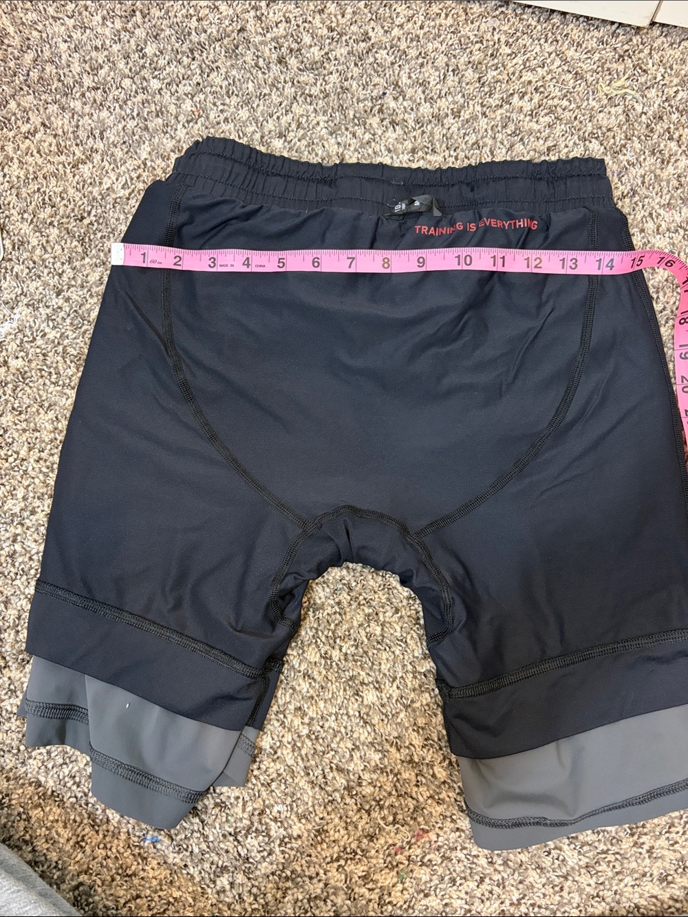 RHONE Gray Men's Athletic Shorts – Quick-Dry Performance - Picture 4 of 7
